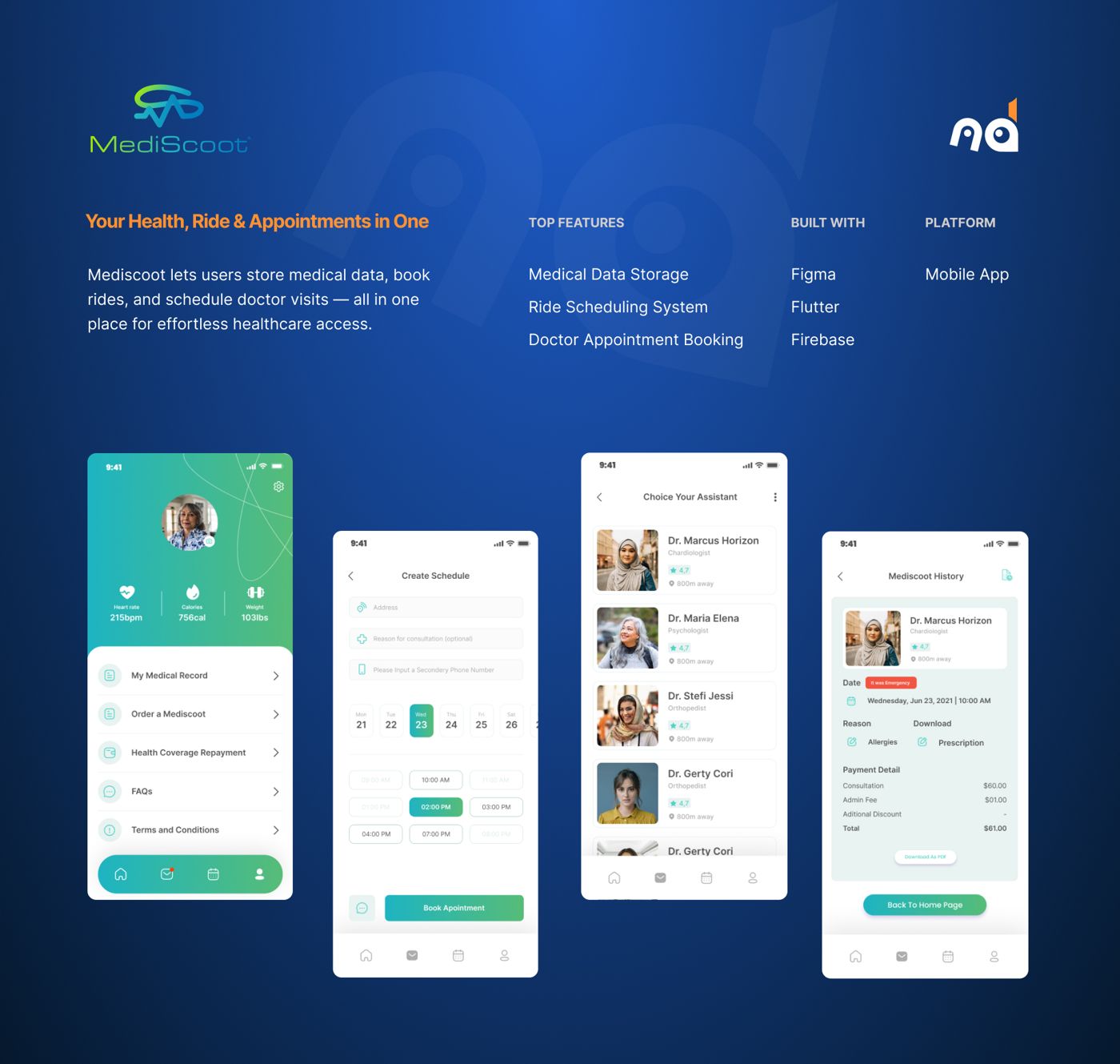 Mediscot — healthtech mobile app